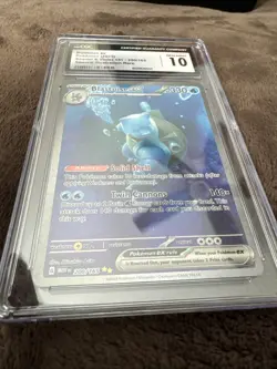 Blastoise ex 200/165 (2023) Pokemon Scarlet & Violet 151 SIR CGC Gem Mint 10 - Image 3