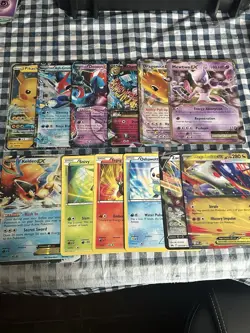 Lot Of 12 Pokemon Jumbo Cards - XY44 - XY133 - Pikachu GX - Deoxys EX -Mewtwo EX - Image 1