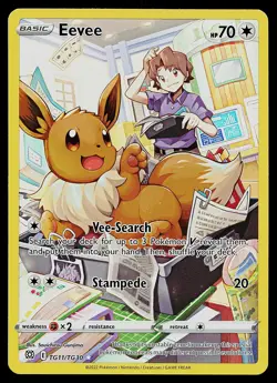 Pokemon Card - Eevee Brilliant Stars TG11/TG30 Ultra Rare - Image 1