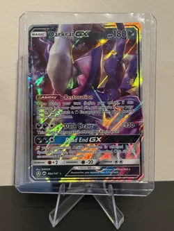 Pokemon TCG Darkrai GX Holo Ultra Rare Card Burning Shadows 88/147 - Image 1
