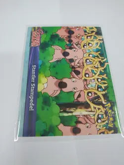 MINT Stantler Stampede! Snap #18 Pokemon Topps Johto Series 1 Screen Snaps Card - Image 1