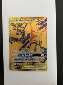 Pokemon TCG Pikachu & Zekrom GX SM248 Holo Promo Card - Image 1