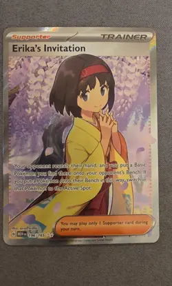 Erika's Invitation 196/165 Sv2a: Pokemon Card 151 Holo (Japanese) - Image 1
