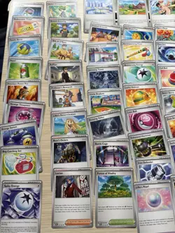 75 Pokemon Trainer Card Lot - Mixed Trainers, Items, Stadiums & Supporters - Image 2