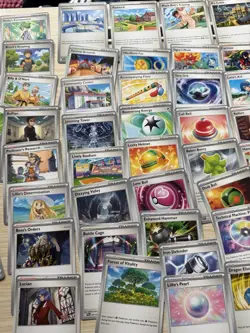 75 Pokemon Trainer Card Lot - Mixed Trainers, Items, Stadiums & Supporters - Image 3