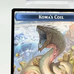 Koma’s Coil Token MTG Kaldheim KHM #007 Official Token Card NM - Image 2