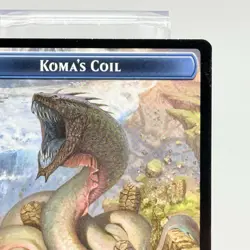 Koma’s Coil Token MTG Kaldheim KHM #007 Official Token Card NM - Image 3