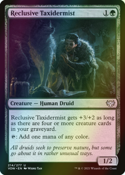 MTG Reclusive Taxidermist Foil ** Innistrad: Crimson Vow ** English (NM) - Image 1