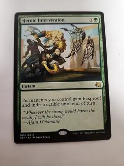 MTG Heroic Intervention - Aether Revolt Magic the Gathering Regular NM - Image 1