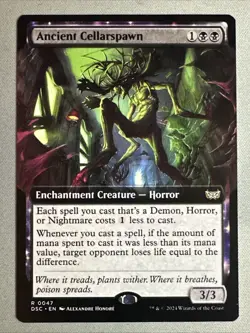 MTG / Ancient Cellarspawn / DSC / #47 / Regular (Extended Art) / Rare / NM - Image 1
