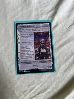 Magic the Gathering: Summon: Bahamut Final Fantasy Regular NM - Image 1