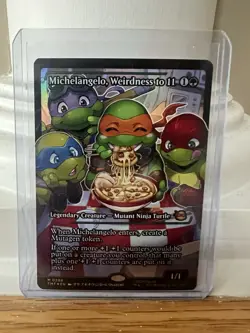 Michelangelo, Weirdness to 11 (Showcase) Teenage Mutant Ninja Turtles 0288 MTG - Image 1