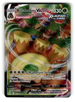 Rillaboom VMAX SWSH08: Fusion Strike 023/264 - Pokemon TCG - Image 1