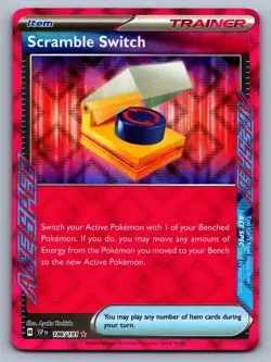 Scramble Switch ACE SPEC #186/191 SV08: Surging Sparks Pokemon TCG - Image 1