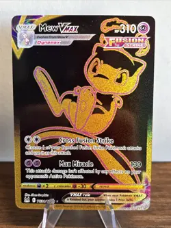 POKEMON LOST ORIGIN MEW VMAX ULTRA RARE GOLD TRAINER GALLERY TG30/TG30 - Image 1