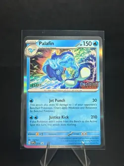 Palafin - SVP036 Obsidian Flames Prerelease STAFF Promo Pokemon - NM/MINT - Image 1