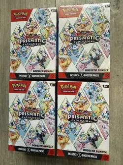 Pokemon TCG: Prismatic Evolutions Booster Bundle - Lot of 4 - Factory Sealed - Image 2