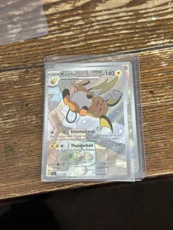 Pokemon Paldea Evolved Illustration Rare Raichu 211/193 LP Condition - Image 1