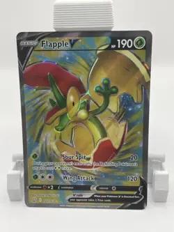 Pokemon Flapple V Ultra Rare 143/163 Battle Styles Full Art Holo Basic 190 HP 2… - Image 1