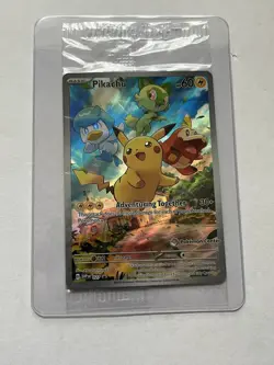SEALED Pokemon Paldea Evolved Pikachu Pokemon Center PC Promo SVP027 - Image 1