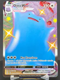 Pokemon Ditto VMAX #SV119/SV122 English Shining Fates Shiny Vault Full Art - Image 1