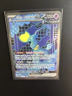 Pokemon Iron Crown ex 158/131 Prismatic Evolutions Special Illustration Rare Ho… - Image 4