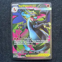 Pokemon TCG Mega Charizard X EX 109/094 Full Art Ultra Rare Phantasmal Flames - Image 1