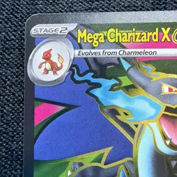 Pokemon TCG Mega Charizard X EX 109/094 Full Art Ultra Rare Phantasmal Flames - Image 2