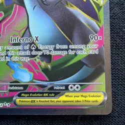 Pokemon TCG Mega Charizard X EX 109/094 Full Art Ultra Rare Phantasmal Flames - Image 4