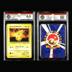 CCG 0.5/2/7 1996 Pokemon JPN Surfing Pikachu&Lt.Surge's Pikachu&Pikachu 4PCS - Image 3
