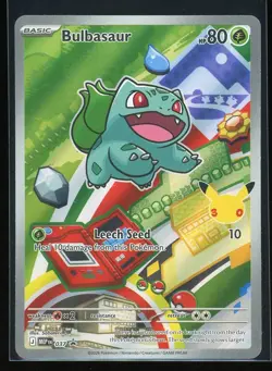 Bulbasaur 2026 Pokemon Mega Evolution Promo #037 Black Star Promo Holo - Image 1