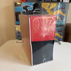 Pokemon TCG Scarlet and Violet Base Red Elite Trainer Box ETB Koraidon rip - Image 2