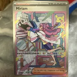Pokemon Scarlet & Violet Base #251 Full Art Special Illustration Rare Miriam NM - Image 1
