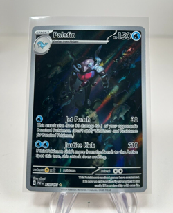 Palafin 225/091 Illustration Rare Pokemon Scarlet and Violet: Paldean Fates NM - Image 1