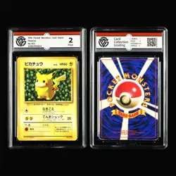 CCG 2/3/5/7.5 1996 Pokemon JPN Flying Pikachu&Pikachu&Lt.Surge's Pikachu 4PCS - Image 3