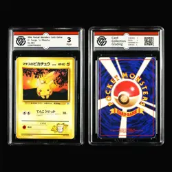 CCG 0.5/3/5 1996 Pokemon JPN Flying Pikachu&Pikachu&Lt.Surge's Pikachu 4PCS - Image 4