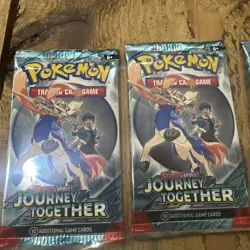 5 X Pokemon Pokemon Journey Together Scarlett Violet Booster Pack New mint - Image 2
