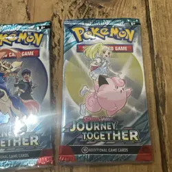 5 X Pokemon Pokemon Journey Together Scarlett Violet Booster Pack New mint - Image 3