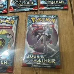 5 X Pokemon Pokemon Journey Together Scarlett Violet Booster Pack New mint - Image 5