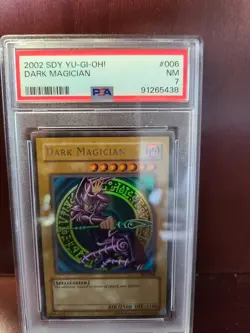2002 Yugioh! TCG - Dark Magician - SDY-006 Unlimited - Ultra Rare Holo - Image 1