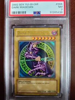 2002 Yugioh! TCG - Dark Magician - SDY-006 Unlimited - Ultra Rare Holo - Image 4