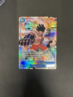 One Piece Monkey D. Luffy Snakeman Manga A fist of Divine Speed OP11-118 English - Image 1