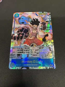 One Piece Monkey D. Luffy Snakeman Manga A fist of Divine Speed OP11-118 English - Image 2