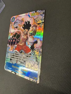 One Piece Monkey D. Luffy Snakeman Manga A fist of Divine Speed OP11-118 English - Image 3