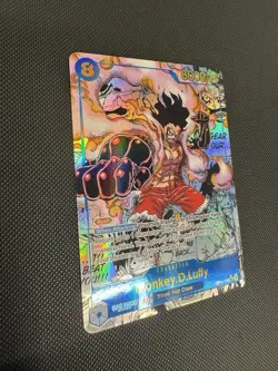 One Piece Monkey D. Luffy Snakeman Manga A fist of Divine Speed OP11-118 English - Image 4