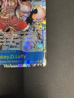 One Piece Monkey D. Luffy Snakeman Manga A fist of Divine Speed OP11-118 English - Image 5