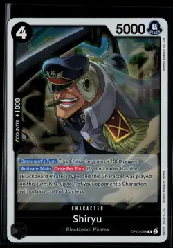 Shiryu OP10-086 Royal Blood Rare One Piece - Image 1