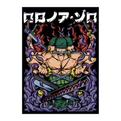 HOLO SLEEVES One Piece Zorro Zoro - 60 Hullen OP TCG Kartenhullen Hullen - Image 1