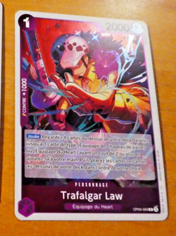 ONE PIECE CARD RARE HOLO GAME CARTE FRANCAISE TRAFALGAR OP09-069 R FR MINT NEUF - Image 1