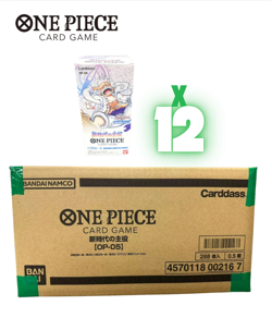 ONE PIECE Case 12x Box OP5 OP-05 - Awakening of the New Era - Japanese NUOVO JAP - Image 1